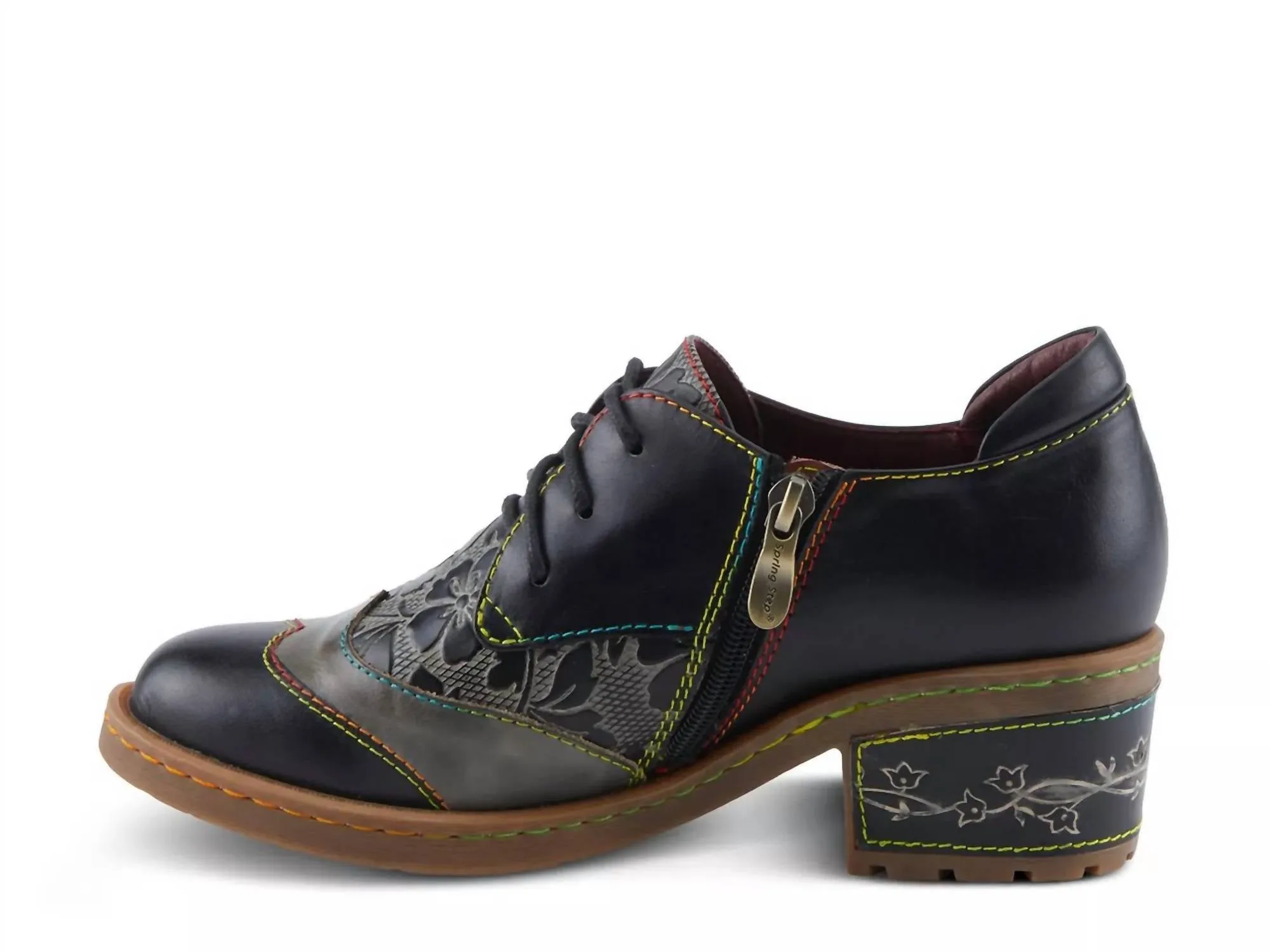 Women's Briteetoe Wingtip Derby Pump Shoes In Black