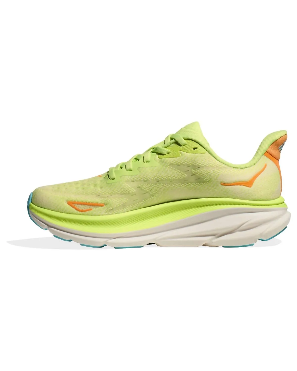 Women's Clifton 9 Shoes In Lettuce/solar Flare