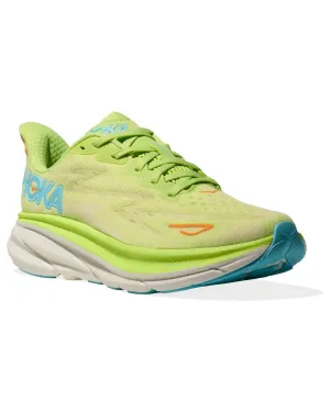 Women's Clifton 9 Shoes In Lettuce/solar Flare