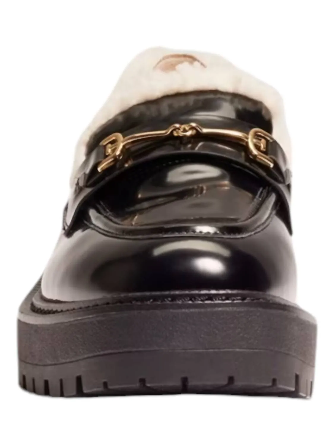 Women's Laurs Cozy Patent Loafer In Black