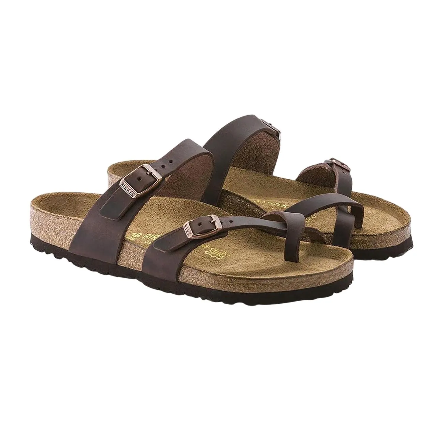 Women's Mayari Natural Leather Oiled Sandal In Habana Oil